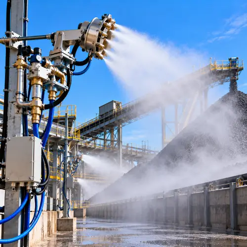 Dual Fluid Fog Type Dust Suppression Systems Manufacturer in kolkata